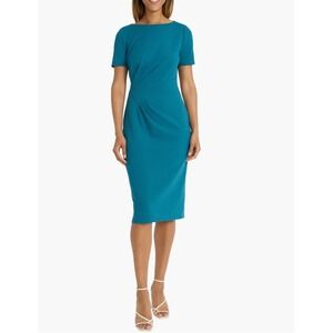 Maggy London Women's Jasper Boat Neck Zigzag Knit Sheath Dress Size 6 NWT